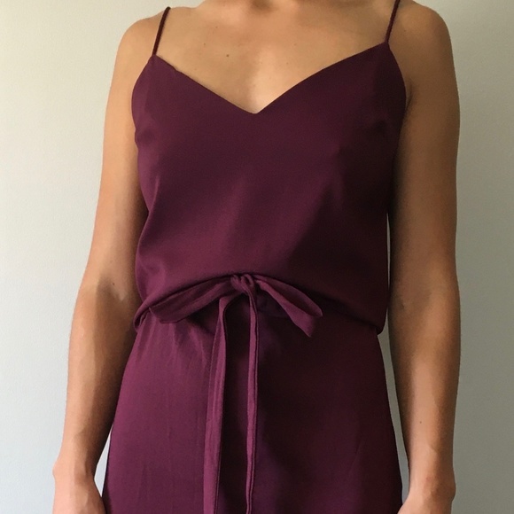 Maroon Spaghetti Strap - Picture 1 of 4